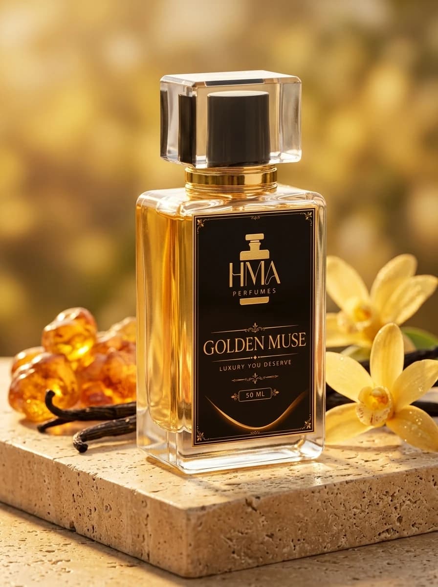 GOLDEN MUSE Eau De Parfum by HMA Perfumes